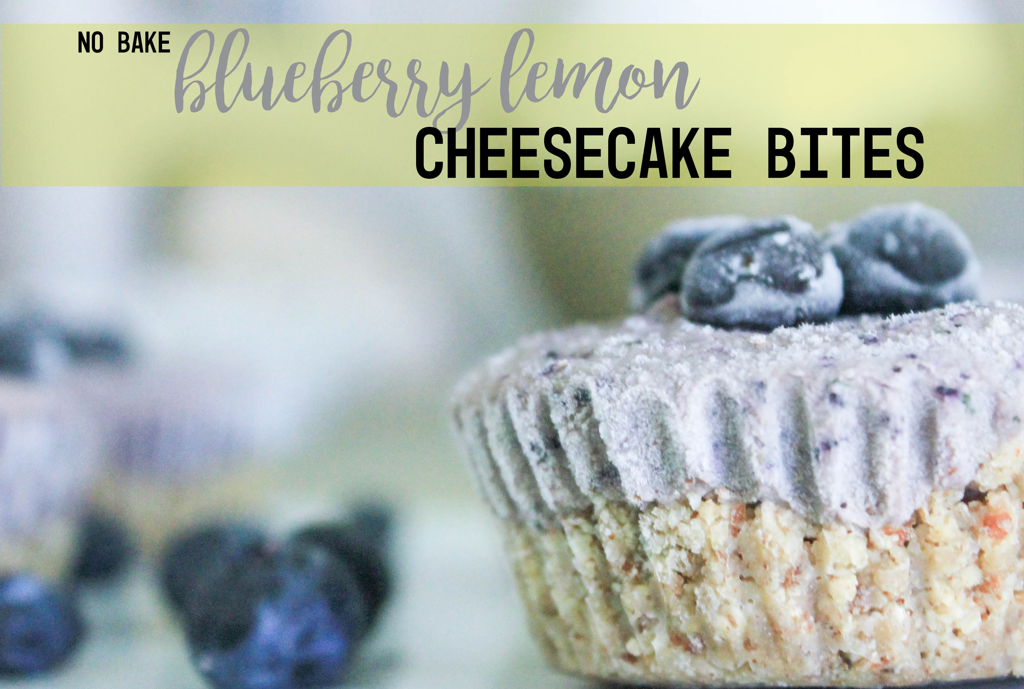 No Bake Blueberry Lemon Cheesecake Bites God Save The Quinoa